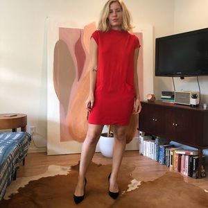 ALICE + OLIVIA RED DRESS
